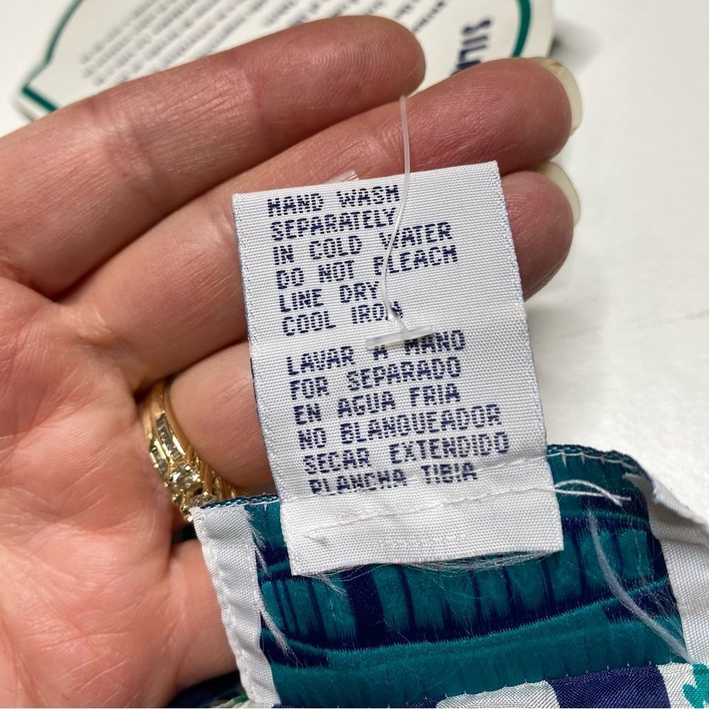 Vintage Silk Exchange Patchwork Print Bohemian Si… - image 14